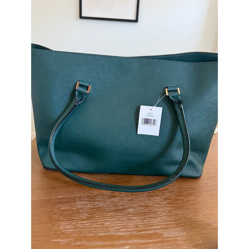 Kate Spade Post Street Halsey Tote Nightforest Green WKRU4173 NWT - Picture 3 of 6